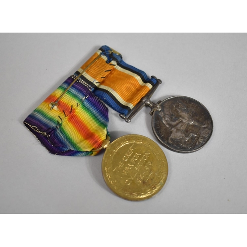 128 - Two WWI Medals Awarded to DM2-209610 A.CPL AN Espley Army Service Corps