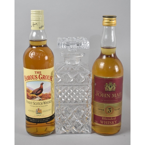 151 - A Single 70cl Bottle Famous Grouse Blended Scotch Whisky, John Mail Blended Whisky and a Spirit Deca... 