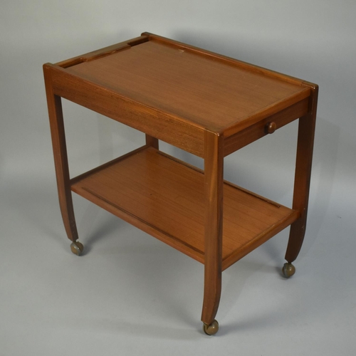 172 - A 1970s Two Tier Trolley, 70cms Wide