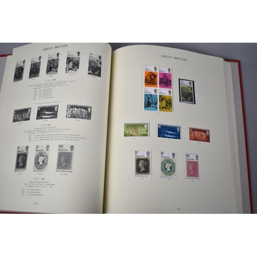 188 - A Stanley Gibbons Windsor Stamp Album Containing an Almost Complete Run of QEII Commemorative Stamps... 