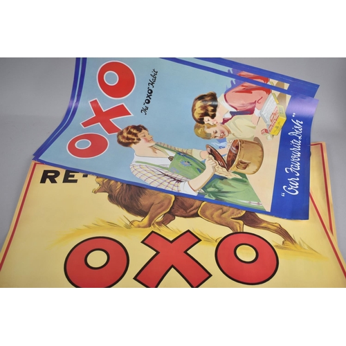 197 - A Collection of Moren Reprinted Advertising Posters for Oxo