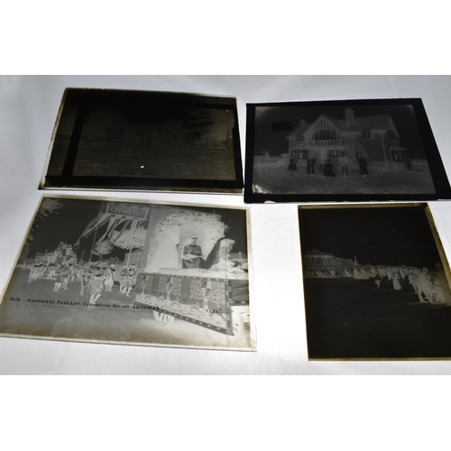 198 - A Collection of Various Monochrome Magic Lantern Slides, Photographic Plates, Glass Negatives Etc