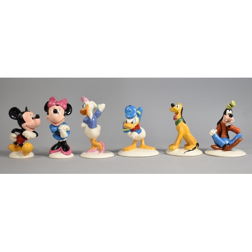 290 - A Set of Six Boxed Royal Doulton The Mickey Mouse Collection Figures