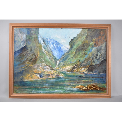 298 - A Framed Oil on Board, 