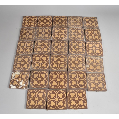 305 - A Set of Late Victorian/Edwardian Terracotta Tiles