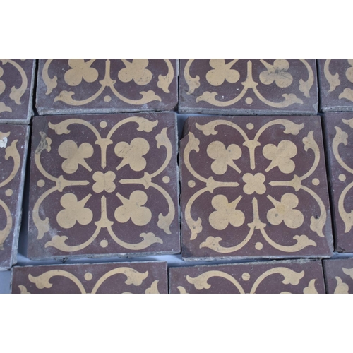 305 - A Set of Late Victorian/Edwardian Terracotta Tiles