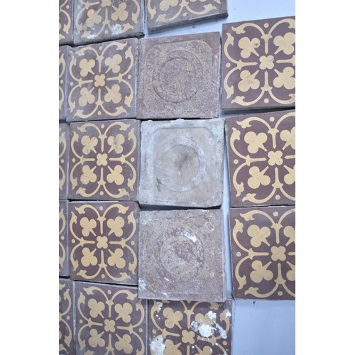 305 - A Set of Late Victorian/Edwardian Terracotta Tiles