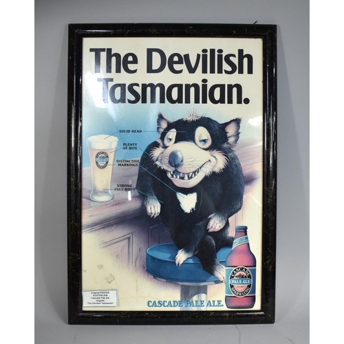 309 - A Framed Australian Poster for Cascade Pale Ale 