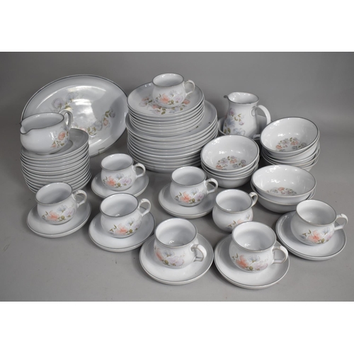 310 - A Large Denby Coloroll Service to Comprise Plates, Side Plates, Cups, Saucers, Bowls Etc