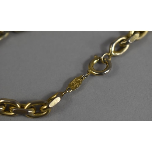 390 - A Vintage Grosse Gold Plated Heavy and Long Chain Necklace, c.1973