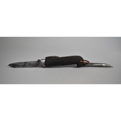 46 - A Military Jack Knife by Joseph Rodgers, Sheffield Dated 1937, Well Sprung and Tight, 12.5cms Long