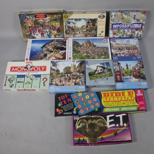 463 - A Collection of Various Board Games, Jigsaws etc