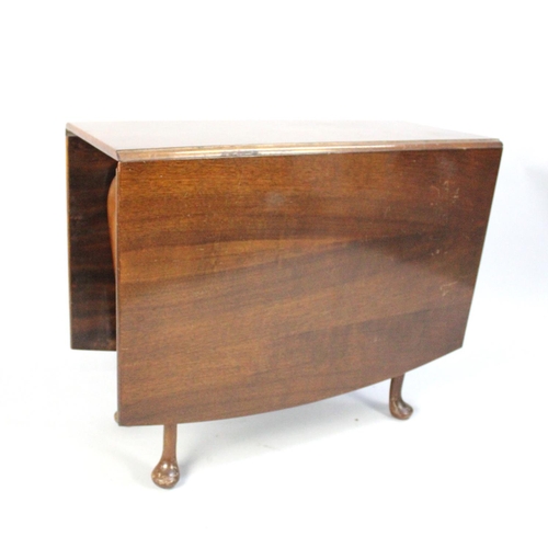 479 - A Mahogany Drop Leaf Table with Pad Feet, 92cm wide