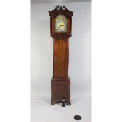 481 - A Mid/Late 20th Century Mahogany 'Tempus Fugit' Long Case Clock