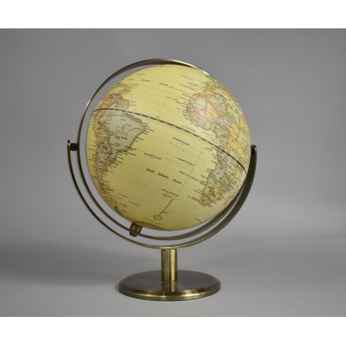 97 - A Small Modern Table Globe, 27cms High