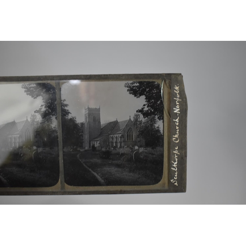 126 - A Collection of Various Magic Lantern Slides to Include Photographs of People, Church etc