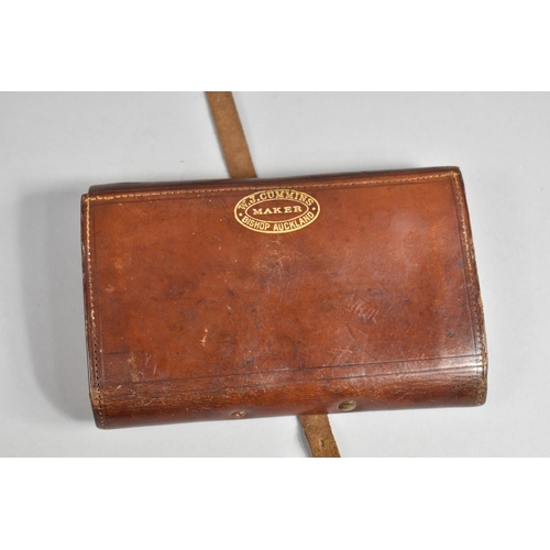 14 - Two Early 20th Century Leather Fishing Fly Wallets by W.H.Cummins and J.Bernard and Son