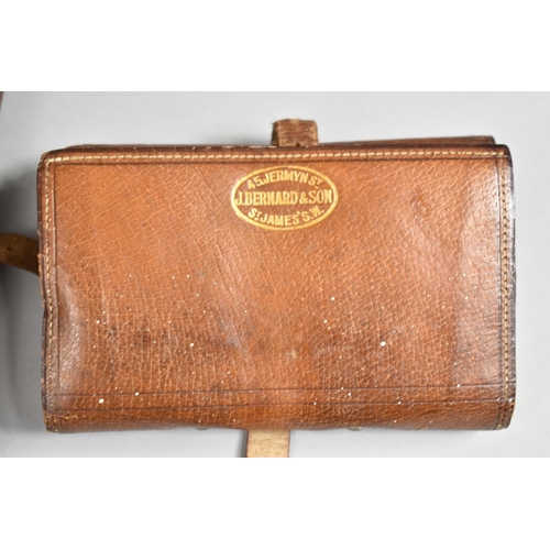 14 - Two Early 20th Century Leather Fishing Fly Wallets by W.H.Cummins and J.Bernard and Son