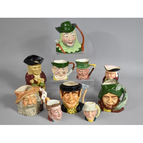 249 - A Collection of Various Toby and Character Jugs to Include Beswick Example etc