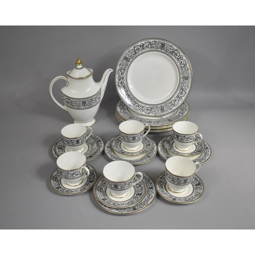 255 - A Royal Doulton Baronet Part Service to Comprise Six Large Plates, Teapot, Six Cups, Six Saucers and... 