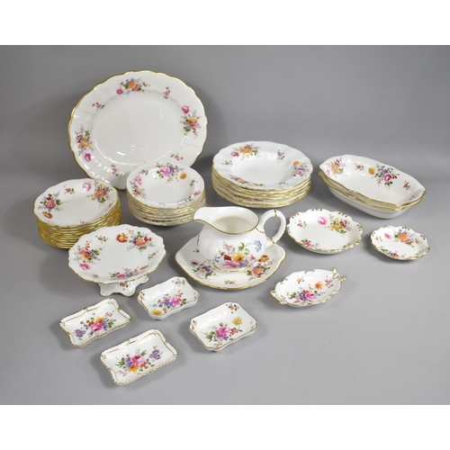 260 - A Collection of Royal Crown Derby 'Derby Posies' to Comprise Various Bowls, Dishes, Jug etc