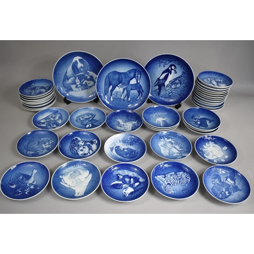 275 - A Large Collection of B&G Copenhagen Porcelain Mother's Day Plate to Comprise Forty-Six Small and Th... 