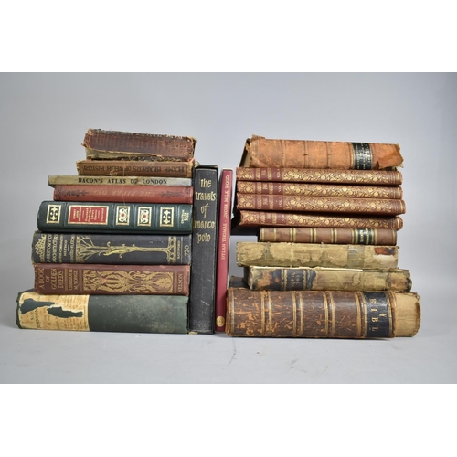 306 - A Collection of Various 19th and 20th Century Published Books to include Welsh Bible, Four Volumes G... 