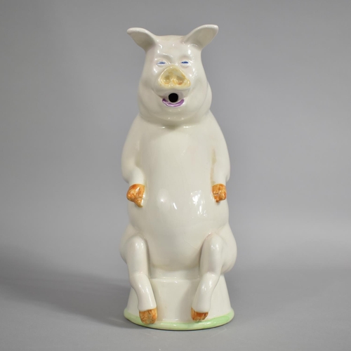 315 - A Carlton Ware Pottery Pig Jug, 24cm high