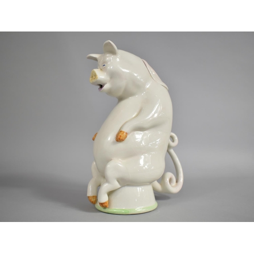 315 - A Carlton Ware Pottery Pig Jug, 24cm high