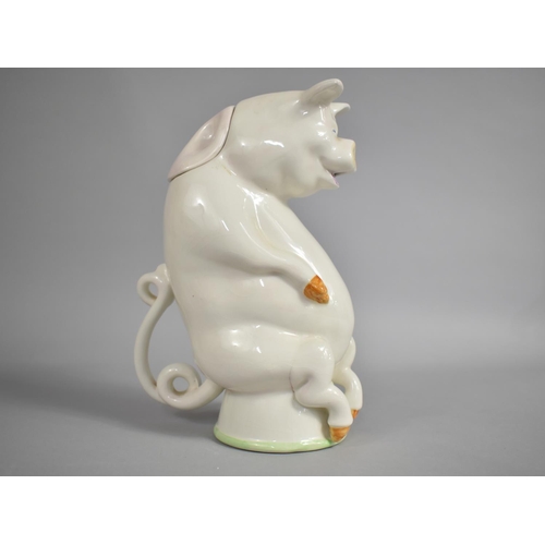 315 - A Carlton Ware Pottery Pig Jug, 24cm high