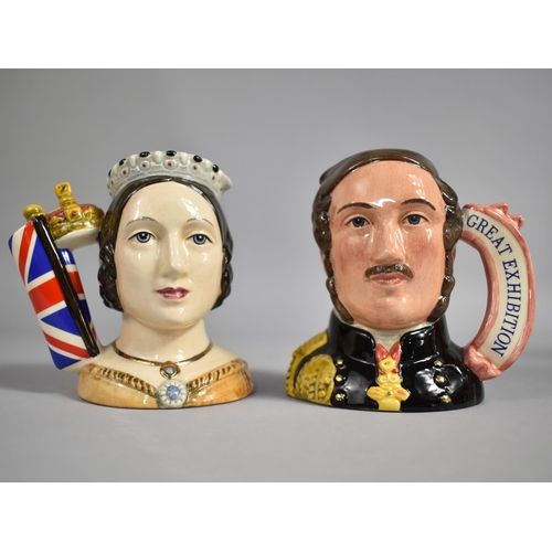 316 - Two Limited Edition Royal Doulton Character Jugs, Queen Victoria and Prince Albert, both 380/2500