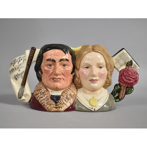 317 - A Limited Edition Royal Doulton Character Jug, Jane Eyre and Mr Rochester, D7115, 472/1500