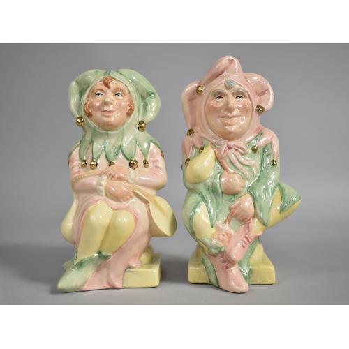 318 - Two Limited Edition Royal Doulton Character Jugs, Lady Jester and The Jester, D7110 & D71109, Both 6... 