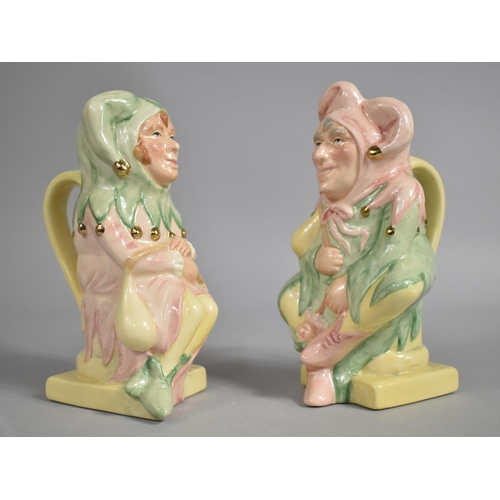 318 - Two Limited Edition Royal Doulton Character Jugs, Lady Jester and The Jester, D7110 & D71109, Both 6... 