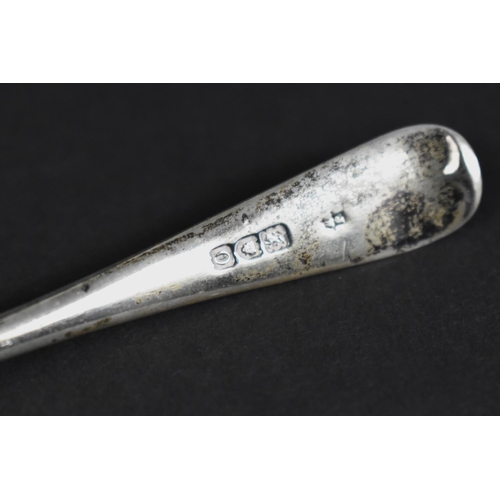 343 - Two 19th Century Silver Teaspoons, both with London Hallmark Together with Two Silver Mounted and Gl... 