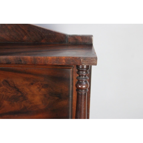 62 - A Victorian Mahogany Chiffonier with Single Long Drawer Over Panelled Doors to Cupboard Base, Half P... 