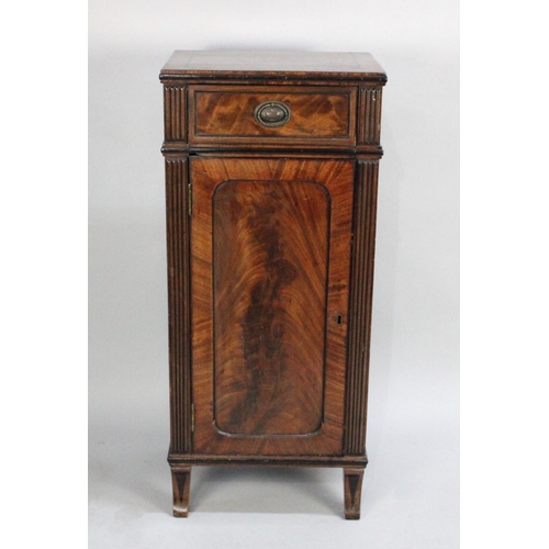 67 - A Late 19th Century Shelved Music Cabinet with Single Top Drawer, 47cm Wide and 106cm High