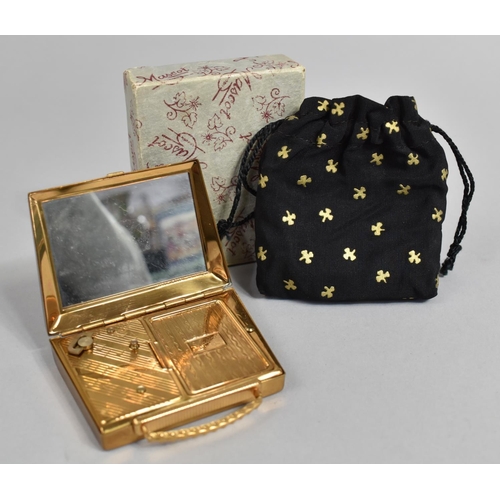 7 - A Mid 20th Century Thorens Musical Powder Compact in the Form of a Ladies Handbag Playing 