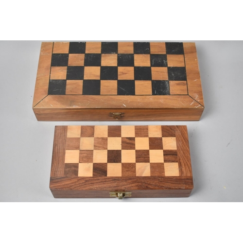 70 - Two Mid 20th Century Chess Sets in Wooden Boxes