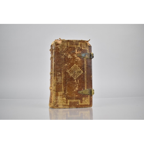 52 - A 1705 Edition of Breviarium Romanum, Gilt Decoration to Leather Bindings and with Two Brass Clasps,... 