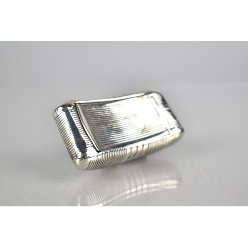 160 - A Georgian Silver Snuff, Makers Mark for WP, London Hallmark, 6cm Wide