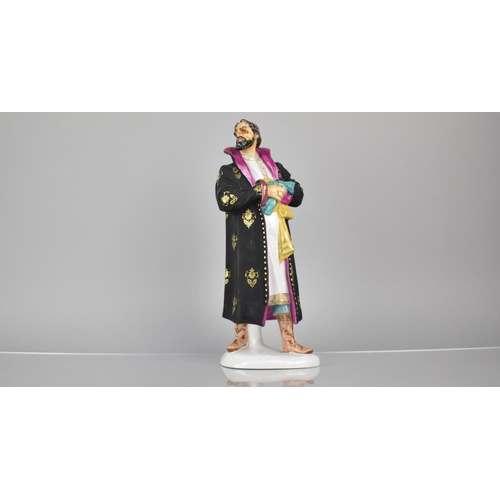 374 - A Russian Porcelain Figure of Boris Godunov, Probably by Lomonosov Porcelain Factory