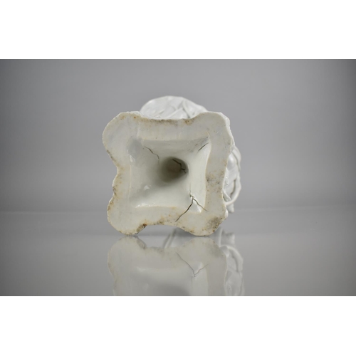 219 - A Chinese Porcelain Blanc de Chine Centre Piece in the Form of a Shell on Coral Support with Shells ... 