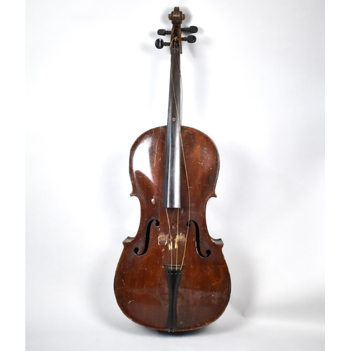 57 - An Early 20th Century German Cello or Violoncello