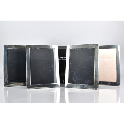 151 - A Set of Five Elizabeth II Silver Picture Frames by George Neal and George Neal, London 2006, to Fir... 