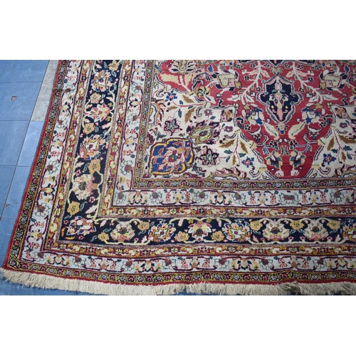 399 - A Handmade Antique Dorokhsh Carpet Made for A Dignitary As Inscribed, 395x267cm