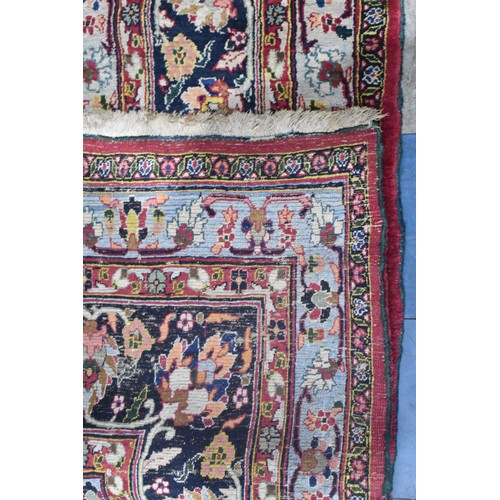 399 - A Handmade Antique Dorokhsh Carpet Made for A Dignitary As Inscribed, 395x267cm