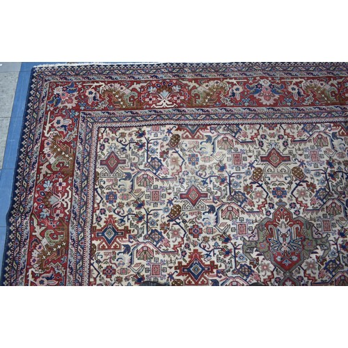 399 - A Handmade Antique Dorokhsh Carpet Made for A Dignitary As Inscribed, 395x267cm