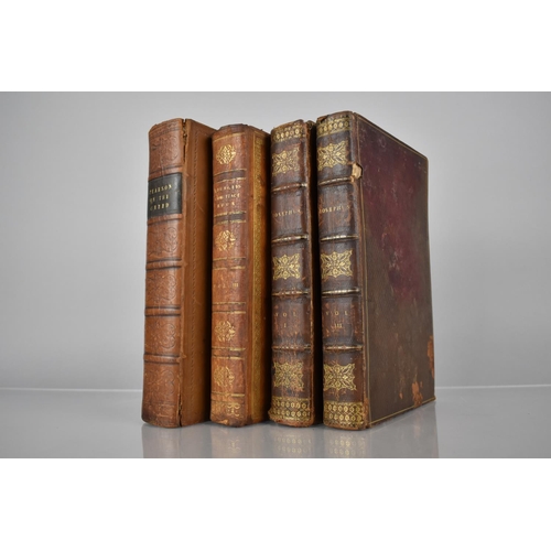 408 - Four Early 19th Century Leather Bound Books to comprise Two Volumes 'The Works of Flavius Josephus' ... 