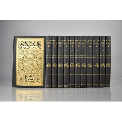 409 - Twelve Volumes, Arabian Nights by Captain Sir RF Burton, Library Edition Published by HS Nichols and... 